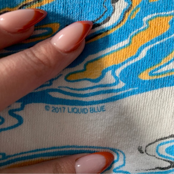 🖤All Over Graphic 2017 Tiger Liquid Blue Tee - Picture 7 of 7